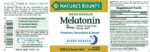 Nature’s Bounty Melatonin 3mg 120 Tablets. - Image 2